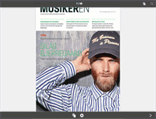 Tablet Screenshot of online.musikeren.dk