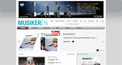 Desktop Screenshot of musikeren.dk
